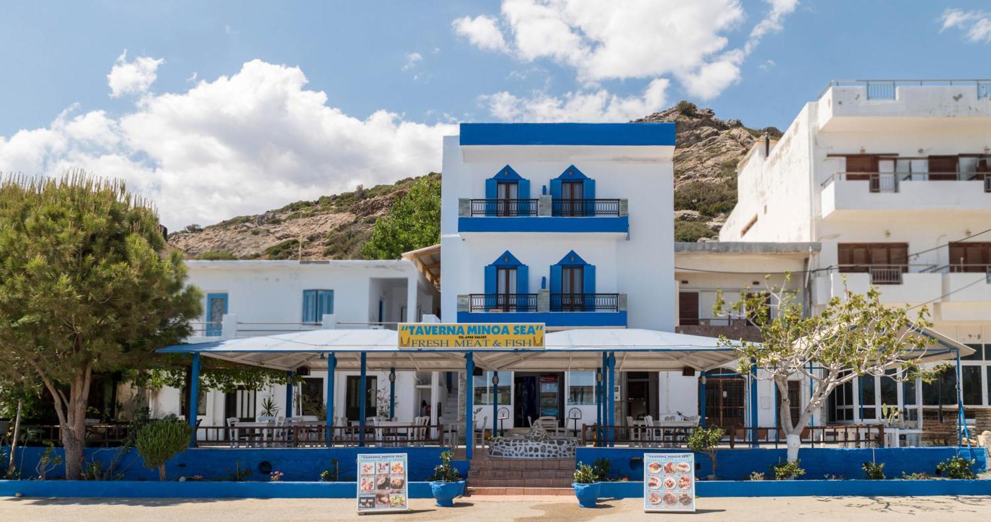 Minoa Sea Rooms Cúcurosz Kültér fotó
